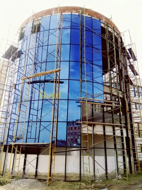 Alucobond et Mur Ridaux