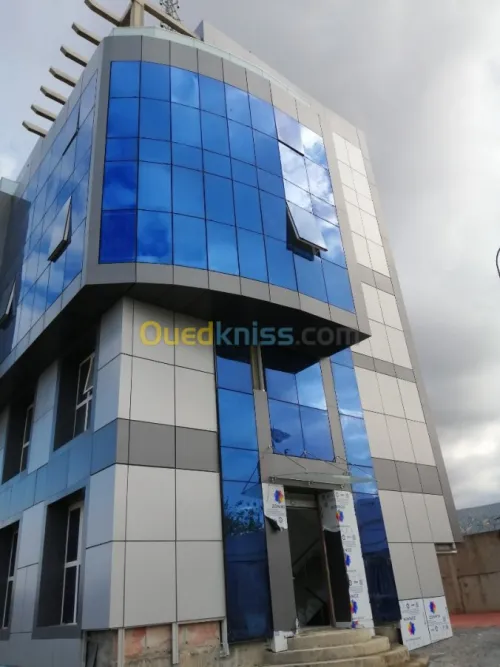 Alucobond et Mur Ridaux