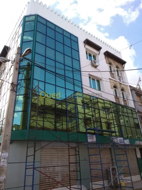 Alucobond et Mur Ridaux