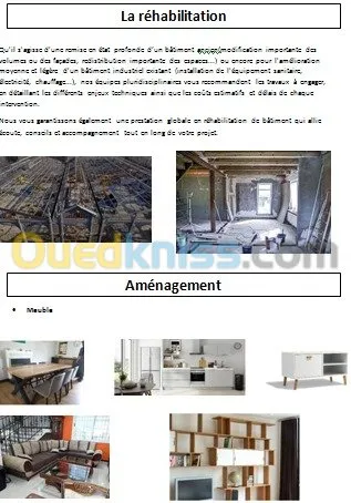 FOURNITURE PRODUIT DE CONSTRUCTION 