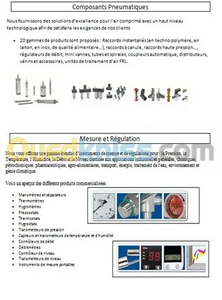 les équipements industriels 
