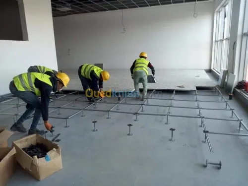 Faux plancher technique,parqui,gerflex