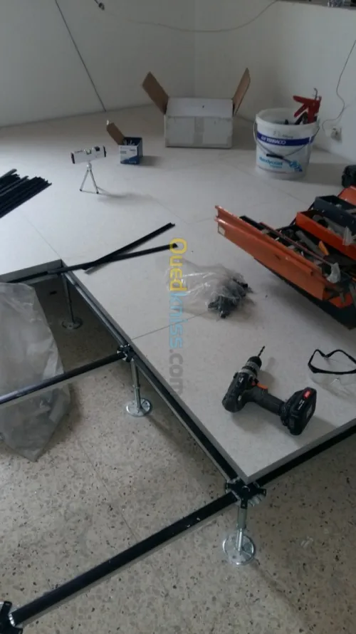 Faux plancher technique,parqui,gerflex