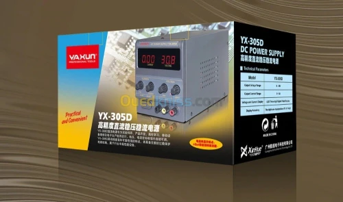 Alimentation Laboratoire 30V 5A YAXUN ARDUINO