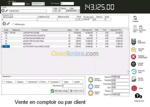 Logiciel de gestion de stock 