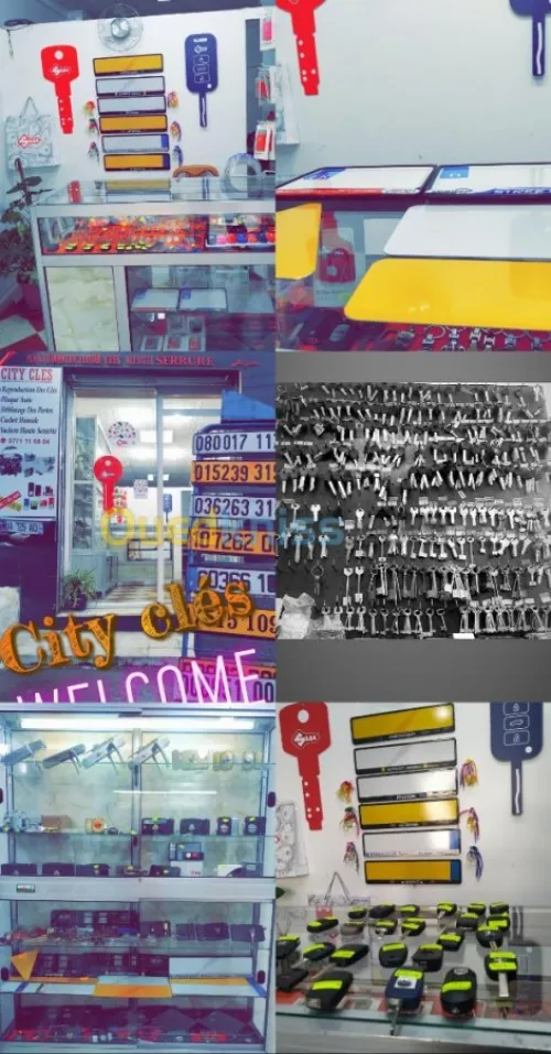 Cles minute serrurier plaque auto