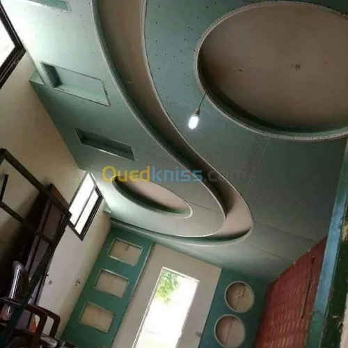 DECORATION PLACO PLATRE ET BOIS 