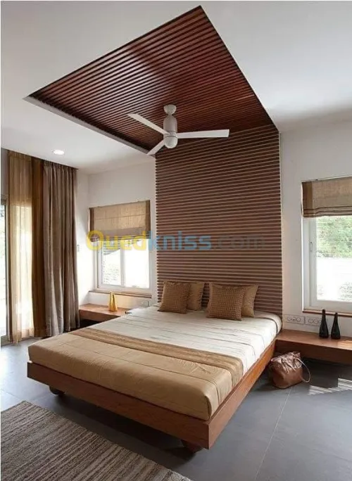 DECORATION PLACO PLATRE ET BOIS 