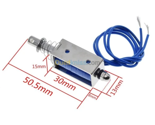 DC électroaimant solénoïde 12V Arduino 