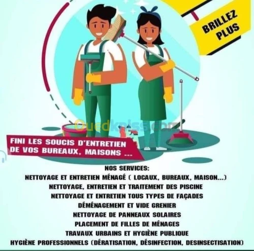nettoyages et d'entretiens