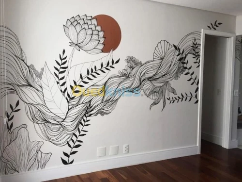 dessin mural _ Décoration peinture