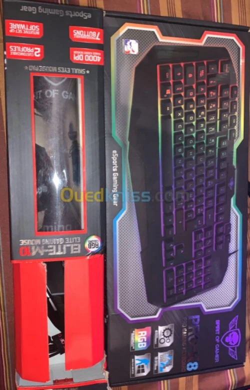Clavier et souris Gamer