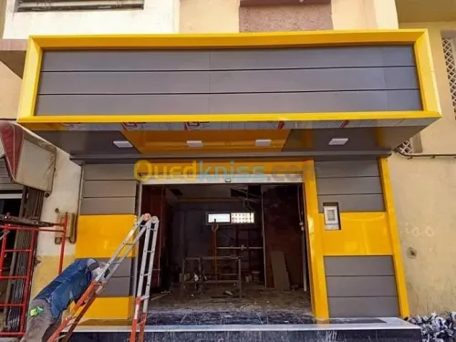Habillage façade allucoband 