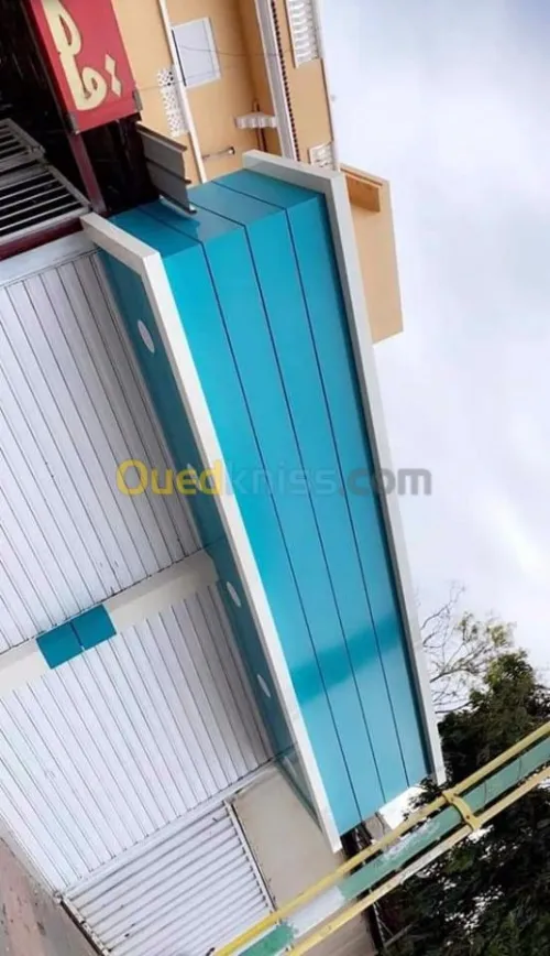 Habillage façade allucoband 