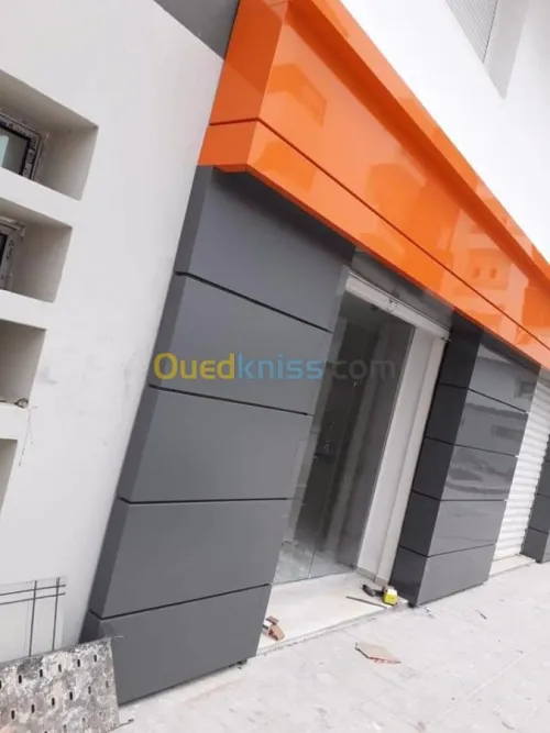 Habillage façade allucoband 