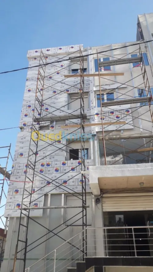 Habillage façade allucoband 