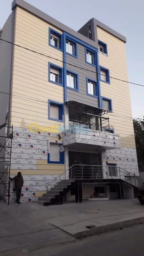 Habillage façade allucoband 