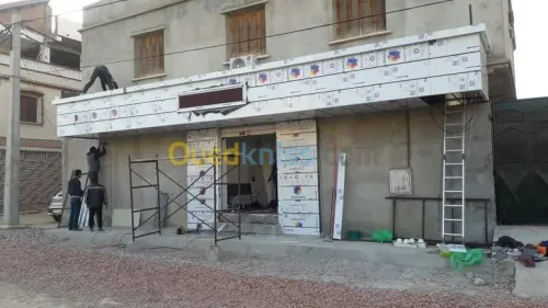 Habillage facade en allucobond+ceramic