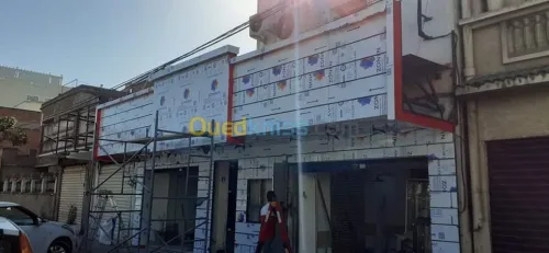 Habillage facade en allucobond+ceramic