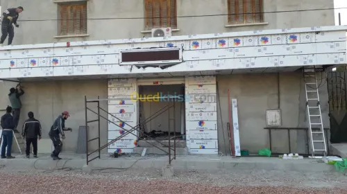 Habillage facade en allucobond+ceramic