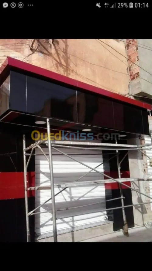 Habillage facade en allucobond+ceramic