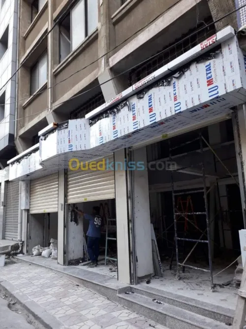 Habillage facade en allucobond+ceramic
