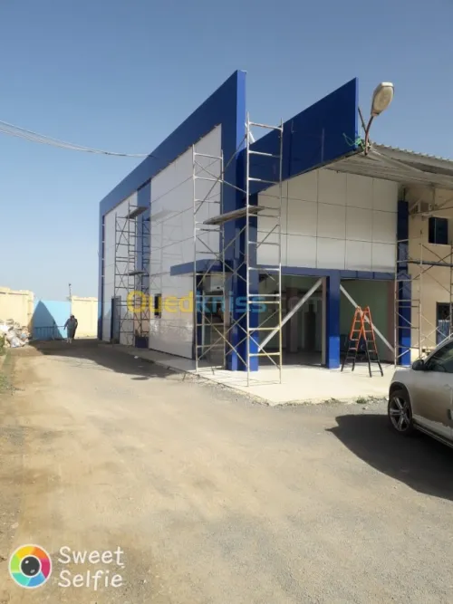 Habillage facade en allucobond+ceramic