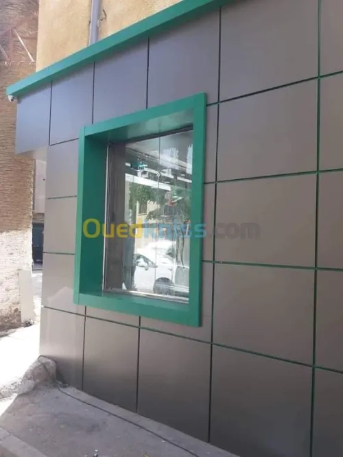Habillage facade en allucobond+ceramic