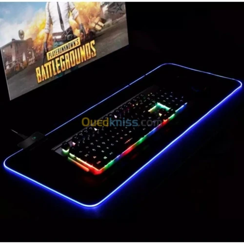 TAPIS Souris Gaming LED RGB 