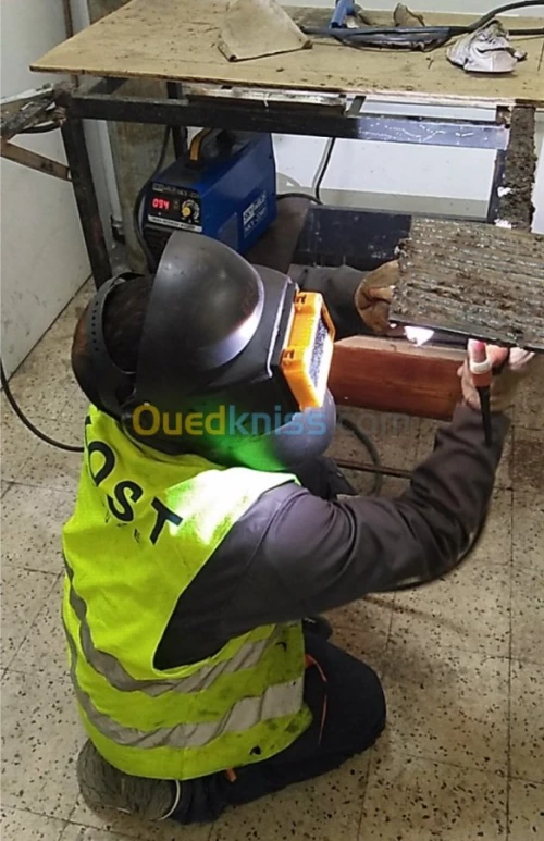 Rampe d escalier en inox et fer 