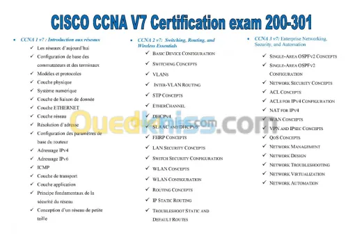 Formation et certification.