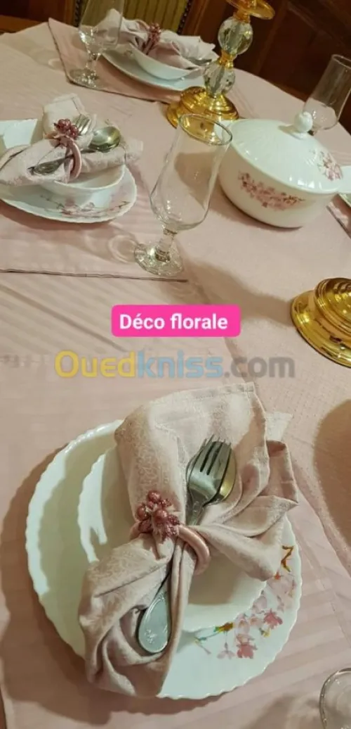 Parure de  Draps et des Dream catcher 
