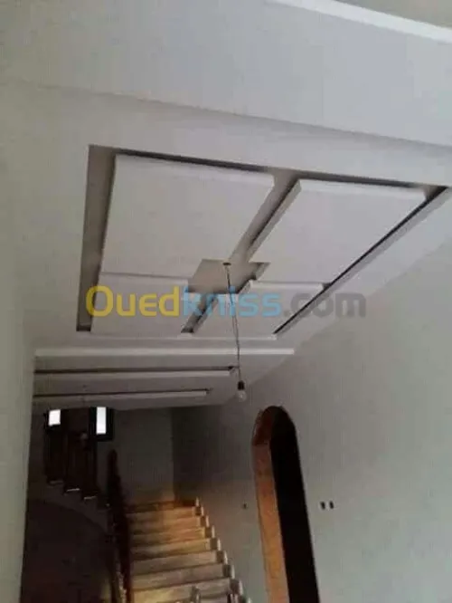 Plâtrier et décoration placoplatre 