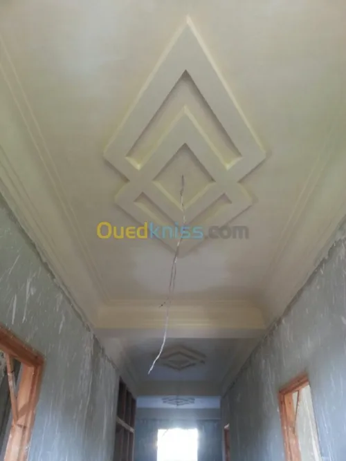Plâtrier et décoration placoplatre 