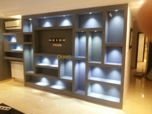 Plâtrier et décoration placoplatre 