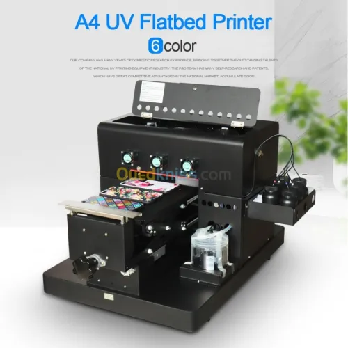 Imprimante UV +DTF (stickers + direct ) A3+ ( 32*50 cm ) ULTRAVIOLET  à plat automatique