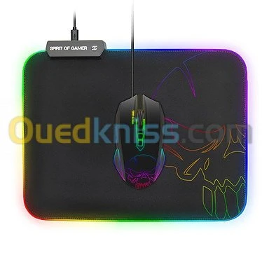 Tapis Spirit of Gamer Skull RGB - M