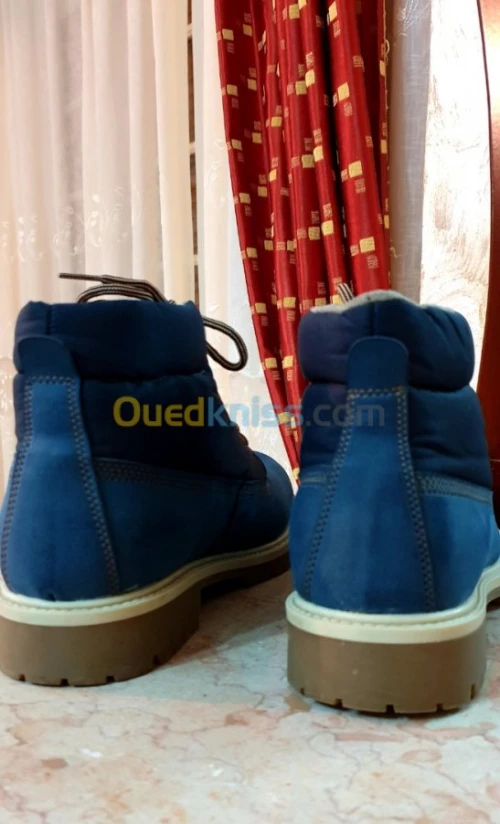 Chaussures homme  Godasse botte bleu  