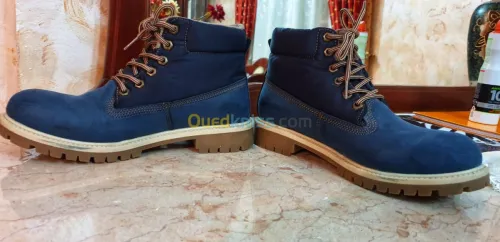 Chaussures homme  Godasse botte bleu  