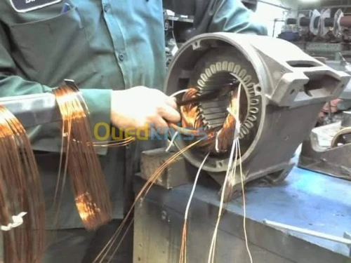 Rebobinage des moteurs électriques 