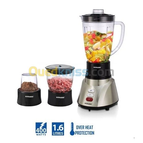 Blender Multifonction 3en1 400W