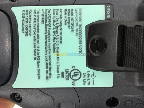 Mobile scanner Intermec ck3x 