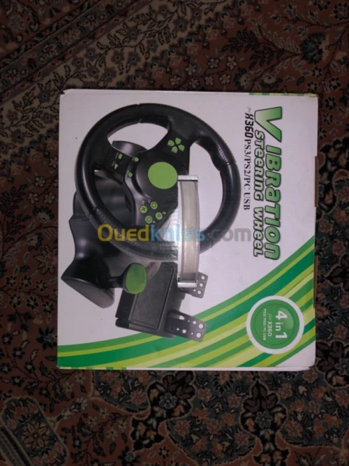 Volant jeux de course vibrateur 