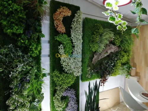 MUR VEGETAL ARTIFICIEL & brise vue