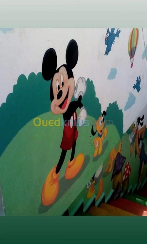 dessinateur mural pour enfant 