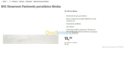 parquet espagnole 1er choix 