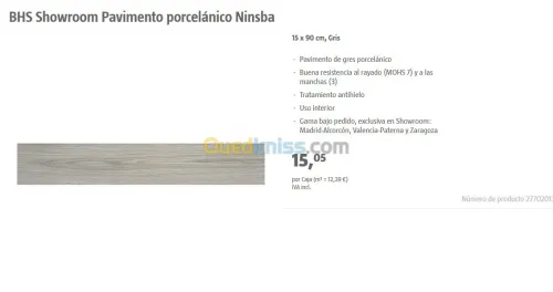 parquet espagnole 1er choix 