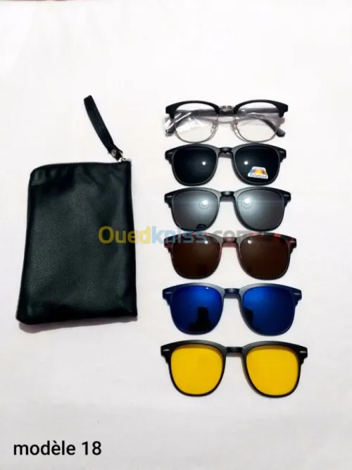 pack lunettes 6en1 très pratique et so