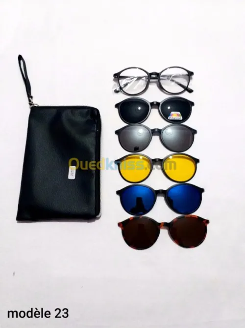 pack lunettes 6en1 très pratique et so