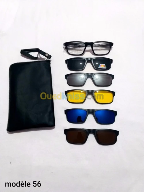 pack lunettes 6en1 très pratique et so